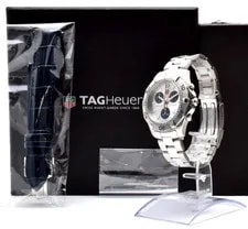 Tag Heuer — Tag Heuer Aquaracer CAF1111 【Box】 Chronograph Quartz 42mm Swiss 7 1/2" — Watch — resale