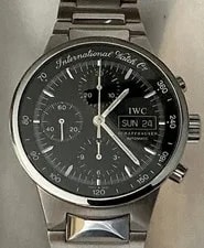 IWC — IWC GST Chronograph IW370708 Black Dial Automatic Full Set — Watch — resale