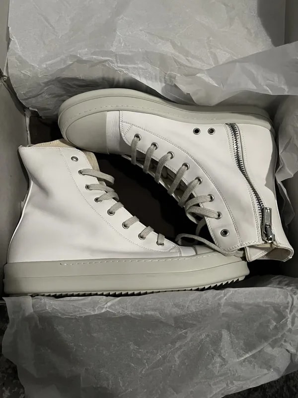 Rick Owens DRKSHDW — Rick Owens Drkshdw Ramones Milk — Sneaker — resale