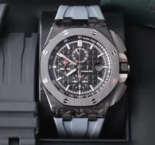 Audemars Piguet — Audemars Piguet Royal Oak Offshore 44mm Forged Carbon Ceramic Complete - 26400AU — Watch — resale