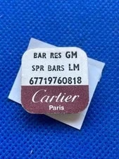 Cartier — Original NEW Yellow Cartier BAR RES GM SPR Bars LM 67719760818 Pack (1/17159) — Watch — resale
