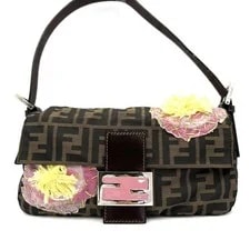 Fendi — Fendi Baguette Floral Embroidery — Handbag — resale