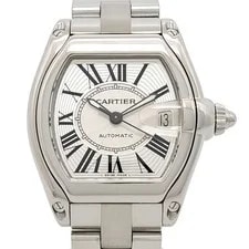 Cartier — Cartier W62025V3 Roadster LM Overhauled Automatic Stainless Steel — Watch — resale