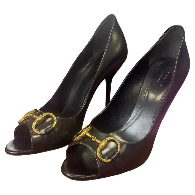 Tom Ford for Gucci — Tom Ford for Gucci Horsebit Peep Toe 2000s — Designer Shoe — resale