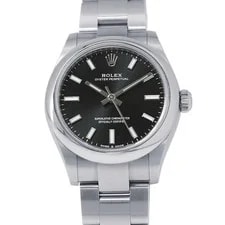 Rolex — Rolex Oyster Perpetual 277200 Stainless Steel 31mm Black Dial Automatic #TZW201 — Watch — resale