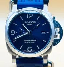 Panerai — Panerai Luminor 1950 GMT Blue Dial Stainless Steel 44mm PAM 1033 PAM01033 — Watch — resale