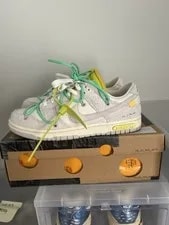 Off-White — Off-White Dunk Low Size 9 Lot 14 Edition — Sneaker — resale