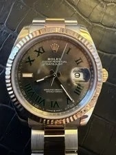 Rolex — Rolex Datejust 41mm Two-Tone Rose Gold 126331 Wimbledon — Watch — resale