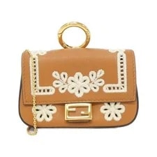 Fendi — Fendi Nano Baguette Charm 7AR844 AFD0 Mini Chain Crossbody Charm 99 — Handbag — resale