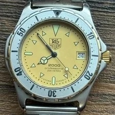 Tag Heuer — Tag Heuer Professional 974.006 2000 Quartz SS Analog 200 Meters From Japan — Watch — resale