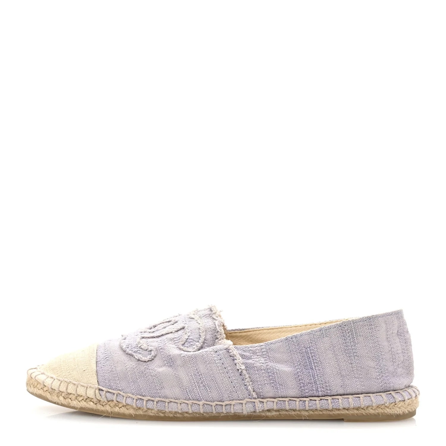 Chanel — CC Cap Toe Espadrilles 38 — Clothing — resale