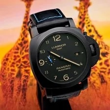 Panerai — 2020 Panerai Luminor 1950 GMT Automatic PAM01441 44mm Titanium Box & Papers 1441 — Watch — resale