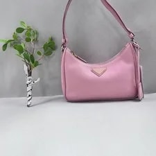 Prada — Prada Re-Edition 2005 Triangle Logo Hobo — Handbag — resale