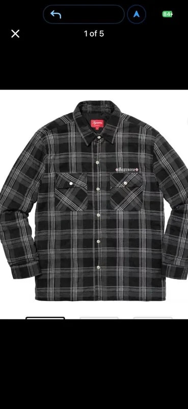 Supreme — Supreme X Independent Flannel — streetwear — resale