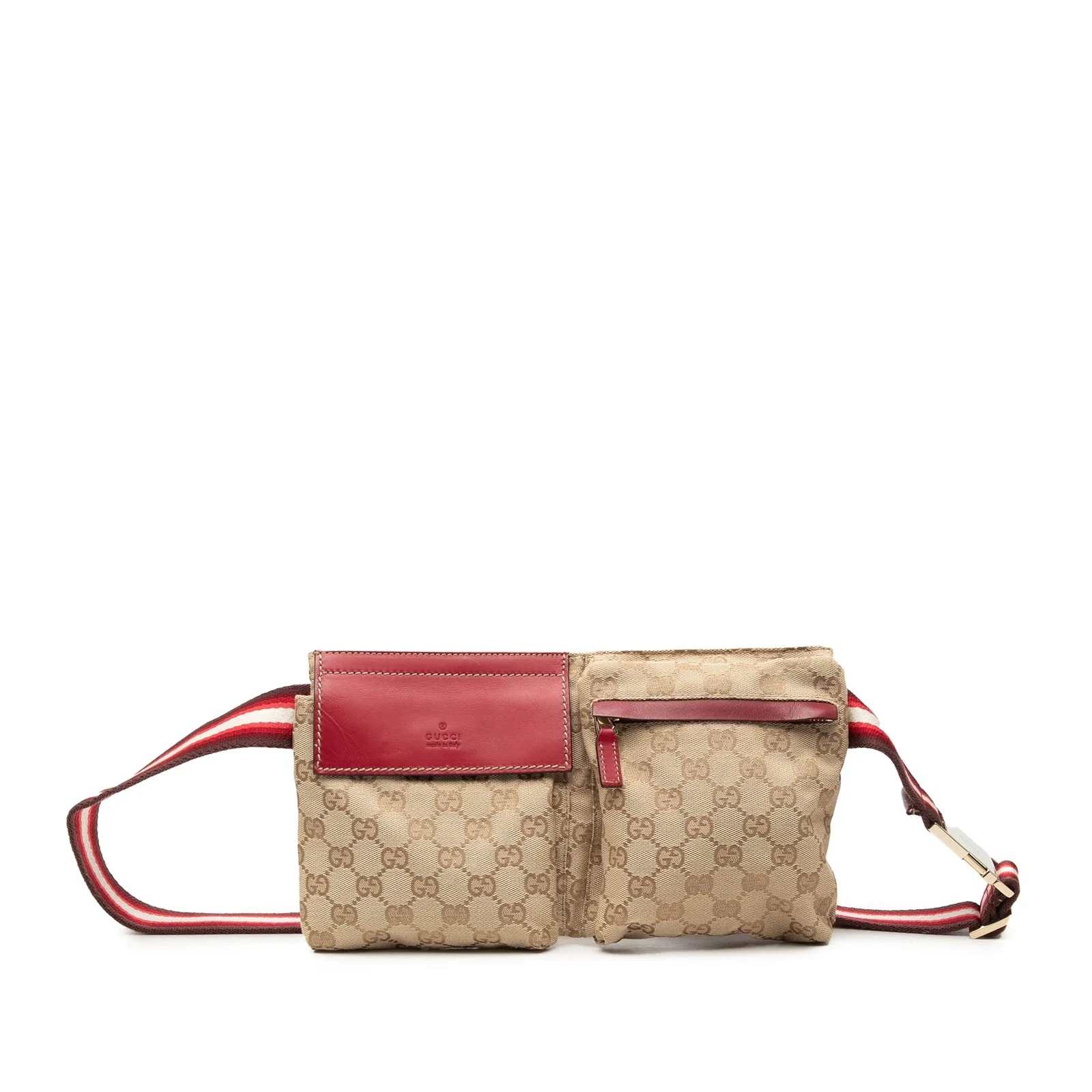 Gucci — Web Double Pocket Belt — Handbag — resale
