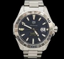 TAG Heuer — Tag Heuer Aquaracer Automatic Steel Blue 43MM 8171772780 153582941 — Watch — resale