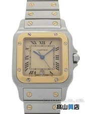 Cartier — Cartier Santos 187901 Stainless Steel / Yellow Gold 29mm With Box #TW2232 — Watch — resale