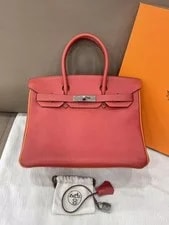 Hermès — Auth Hermès Birkin 30 Top Handle Pivoine — Handbag — resale
