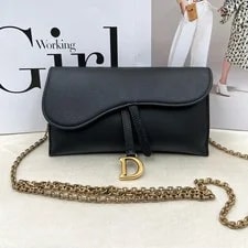 Dior — Christian Dior Saddle WOC Chain Crossbody — Handbag — resale