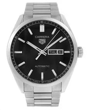 Tag Heuer — TAG Heuer Carrera WBN2010.BA0640 Calibre 5 Day Date Steel 41MM Automatic — Watch — resale