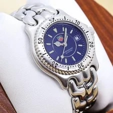TAG Heuer — Working TAG Heuer Professional Blue Date 3721 — Watch — resale