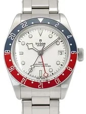 Tudor — Tudor Black Bay GMT 79830RB 0010 41mm Silver Blue Red Dial Steel Box Card #T170 — Watch — resale
