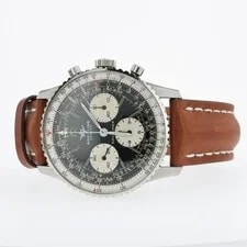 Breitling — Breitling Navitimer Twin Jets Chronograph Black Dial Stainless Steel 806 — Watch — resale