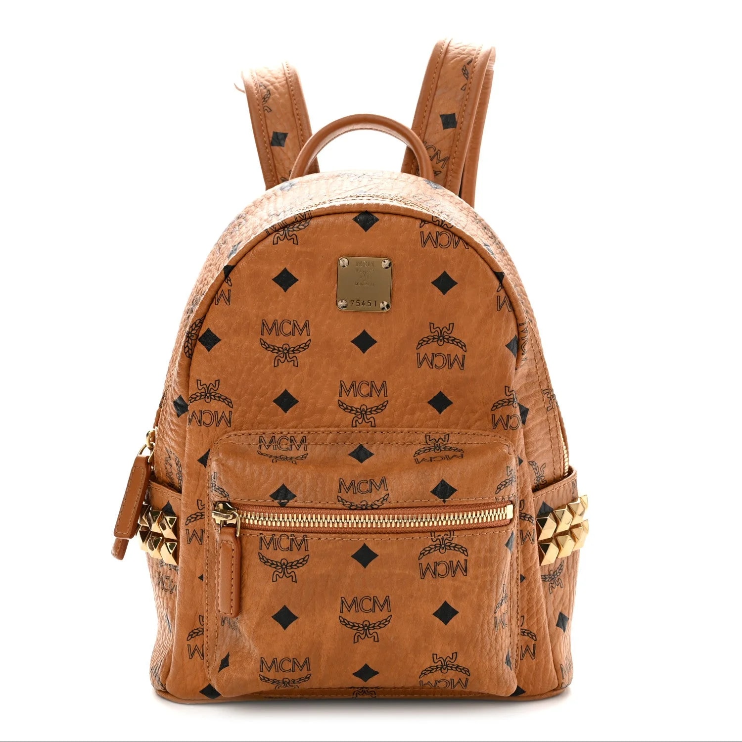 MCM — Visetos Side Stud Mini Stark Backpack — Handbag — resale