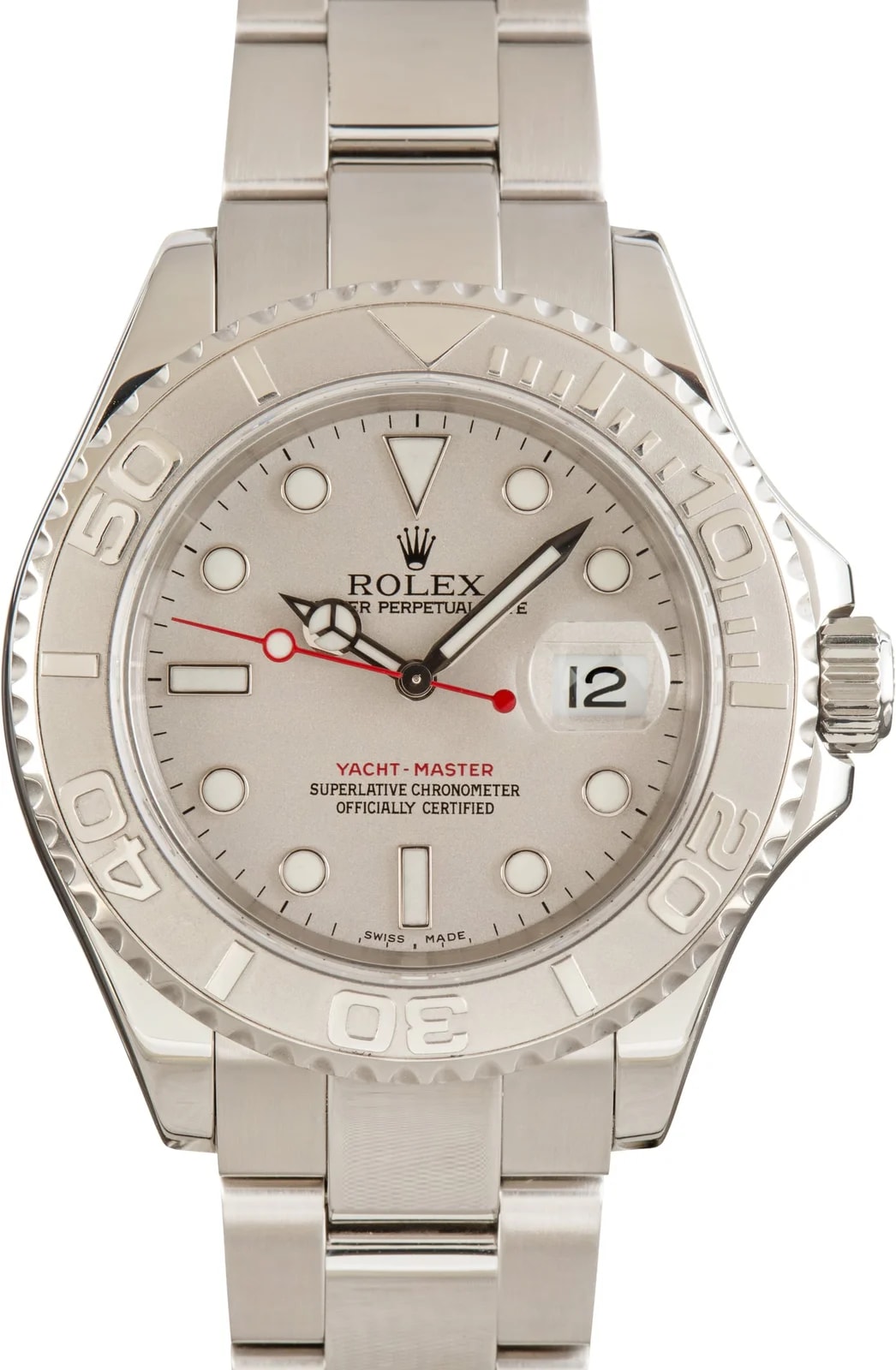 Rolex — Platinum Dial Rolex Yacht-Master 40 Ref 16622 — Watch — resale