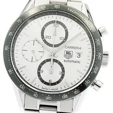 Tag Heuer — TAG Heuer Carrera CV2010-3 Chronograph Date Black Dial Automatic _938074 — Watch — resale