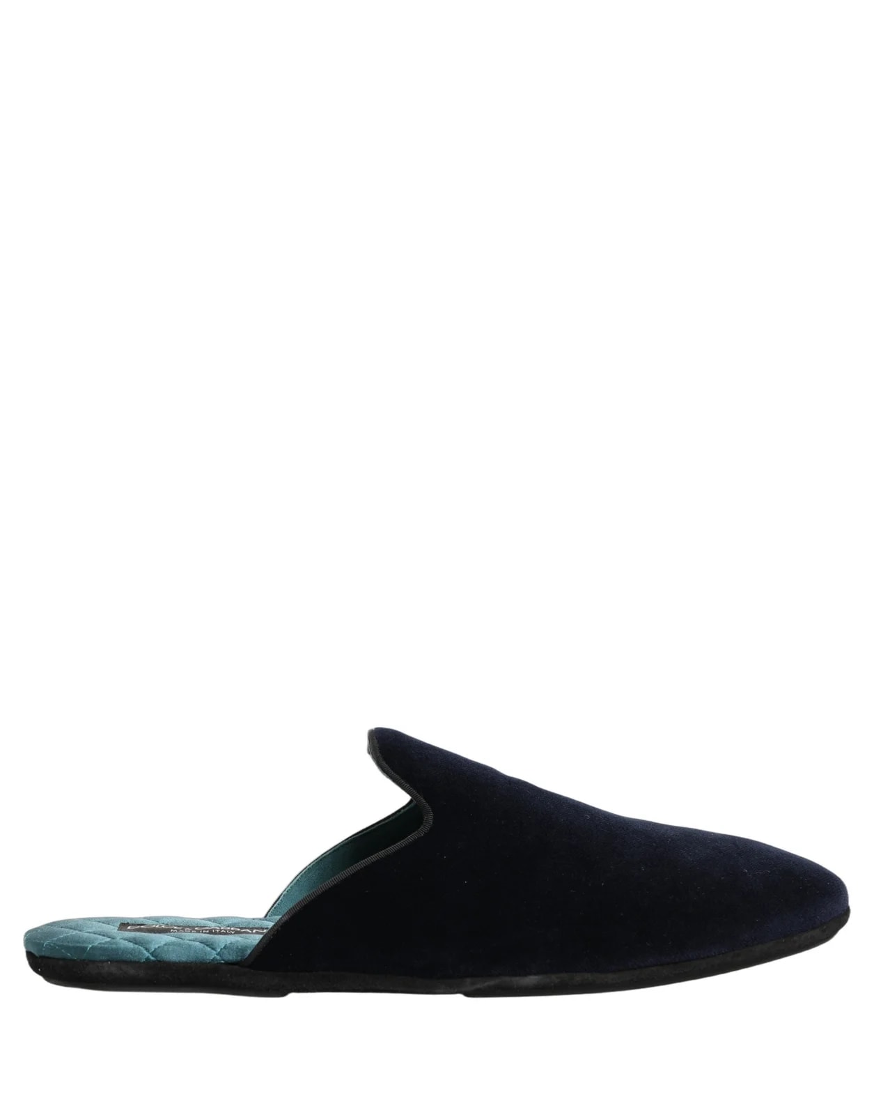 Dolce & Gabbana — Dolce & Gabbana Dark Slides Slipper — Designer Shoe — resale