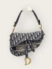 Dior — Dior Embroidery Saddle Strap 147440977 — Handbag — resale