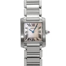 Cartier — Cartier Tank W51028Q3 ( 2384) 25mm Stainless Steel Pink #WW2619 — Watch — resale