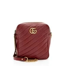 Gucci — Gucci Marmont Camera Grained Crossbody — Handbag — resale