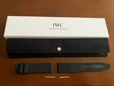 IWC — IWC Black Rubber Strap for Portuguese 40/Chronograph 20mm Lug — Watch — resale