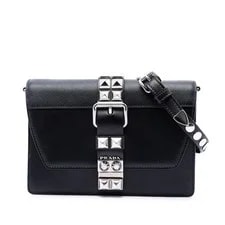 Prada — Prada City and Studded Elektra Crossbody — Handbag — resale