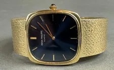 Patek Philippe — Patek Philippe, Ref 3666/1, Blue Dial, 18K Solid Gold Bracelet NR — Watch — resale
