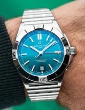 Breitling — Breitling Chronomat GMT A32398 40mm Stainless Steel Teal Dial Automatic — Watch — resale