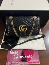 Gucci — Gucci Marmont Small Quilted Chain — Handbag — resale
