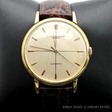 Audemars Piguet — Audemars Piguet Geneve 18K Yellow Gold Automatic 30mm Leather Strap — Watch — resale