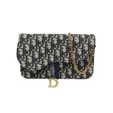 Dior — Dior Saddle Classic Removable Metal Chain - Very Good #1KCRIXO — Handbag — resale