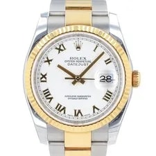 Rolex — Rolex Datejust 41 126333 Two-Tone Silver Index 18KY SS Oyster Box & Paper — Watch — resale