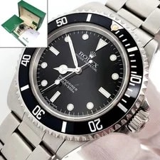 Rolex — 2009 Rolex Submariner “2-Liner” No-Date Black Dial Steel 40mm 14060M Box Papers — Watch — resale