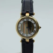 Cartier — Cartier Vermeil 1800 Silver Gilded 26mm Quartz 166691 CA005 — Watch — resale