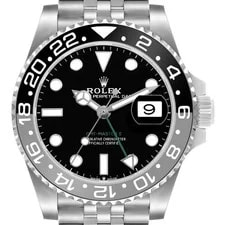 Rolex — Rolex GMT Master II Steel Black Gray Bruce Wayne Bezel 126710 Box Card — Watch — resale