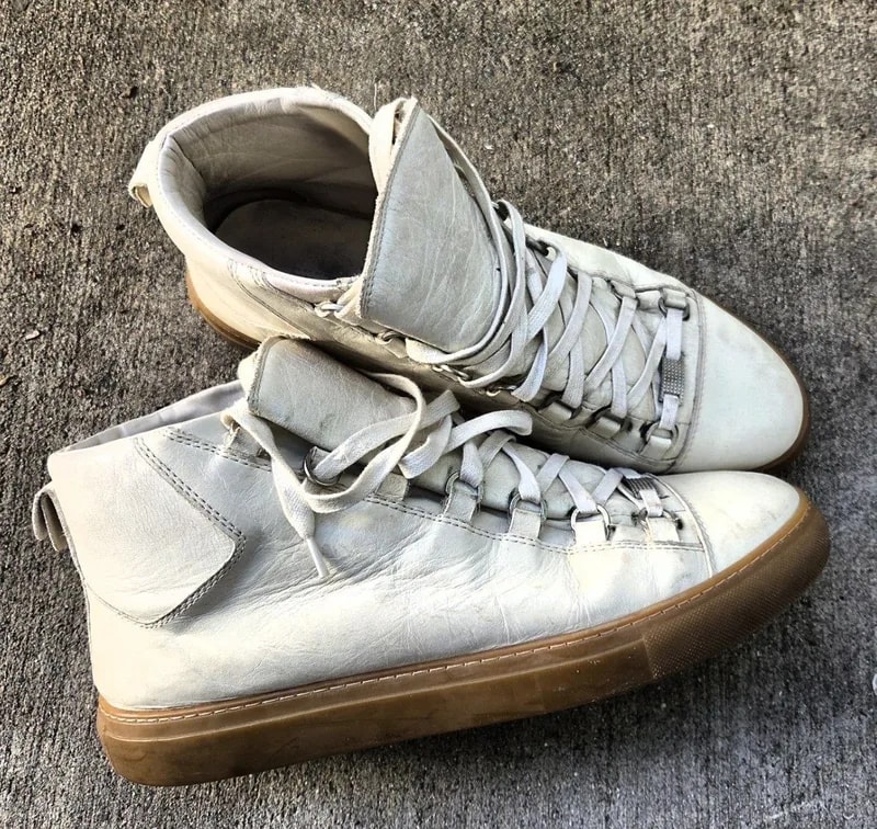 Balenciaga — Balenciaga Arena High Top Gum Sole — Sneaker — resale