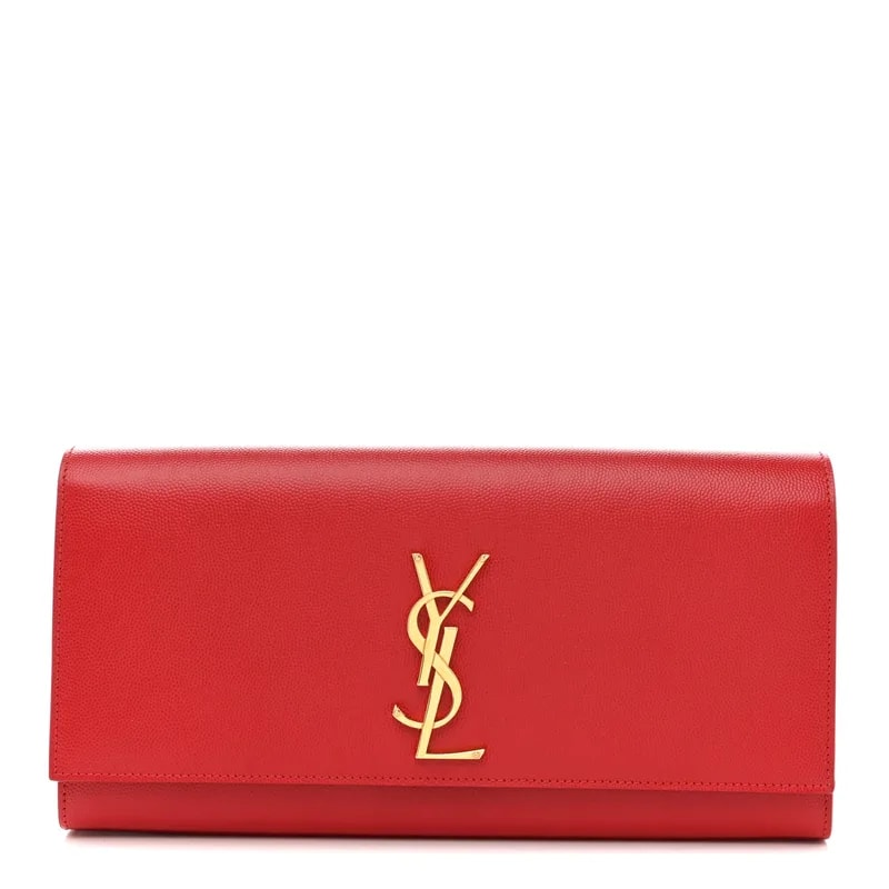 Saint Laurent — Grain de Poudre Classic Monogram Cassandre Dark — Handbag — resale
