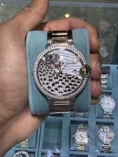 Cartier — Cartier Ballon Bleu Silver Roman Dial on Bracelet W69009Z3 With Box — Watch — resale
