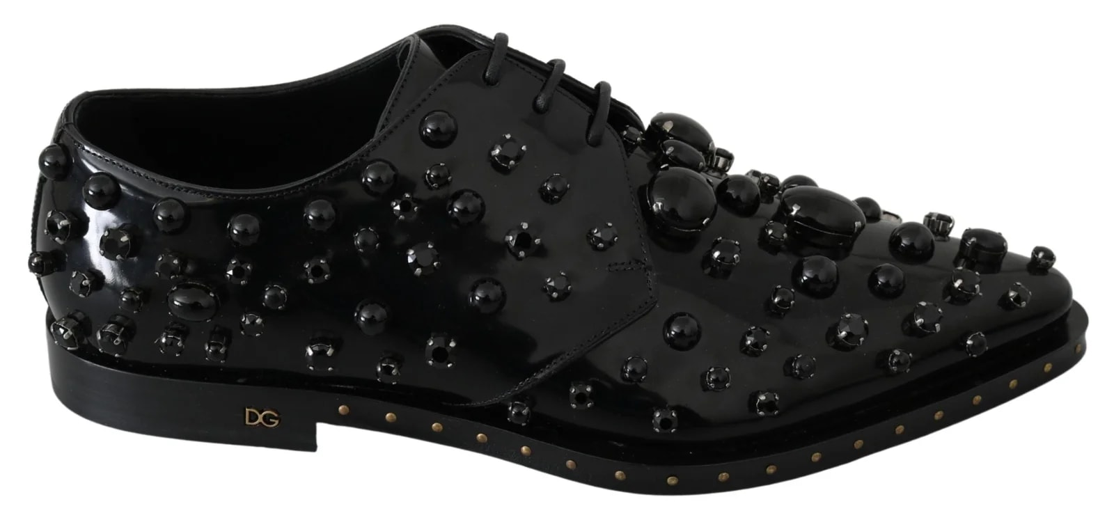 Dolce & Gabbana — Dolce & Gabbana Crystals Dress Broque — Designer Shoe — resale