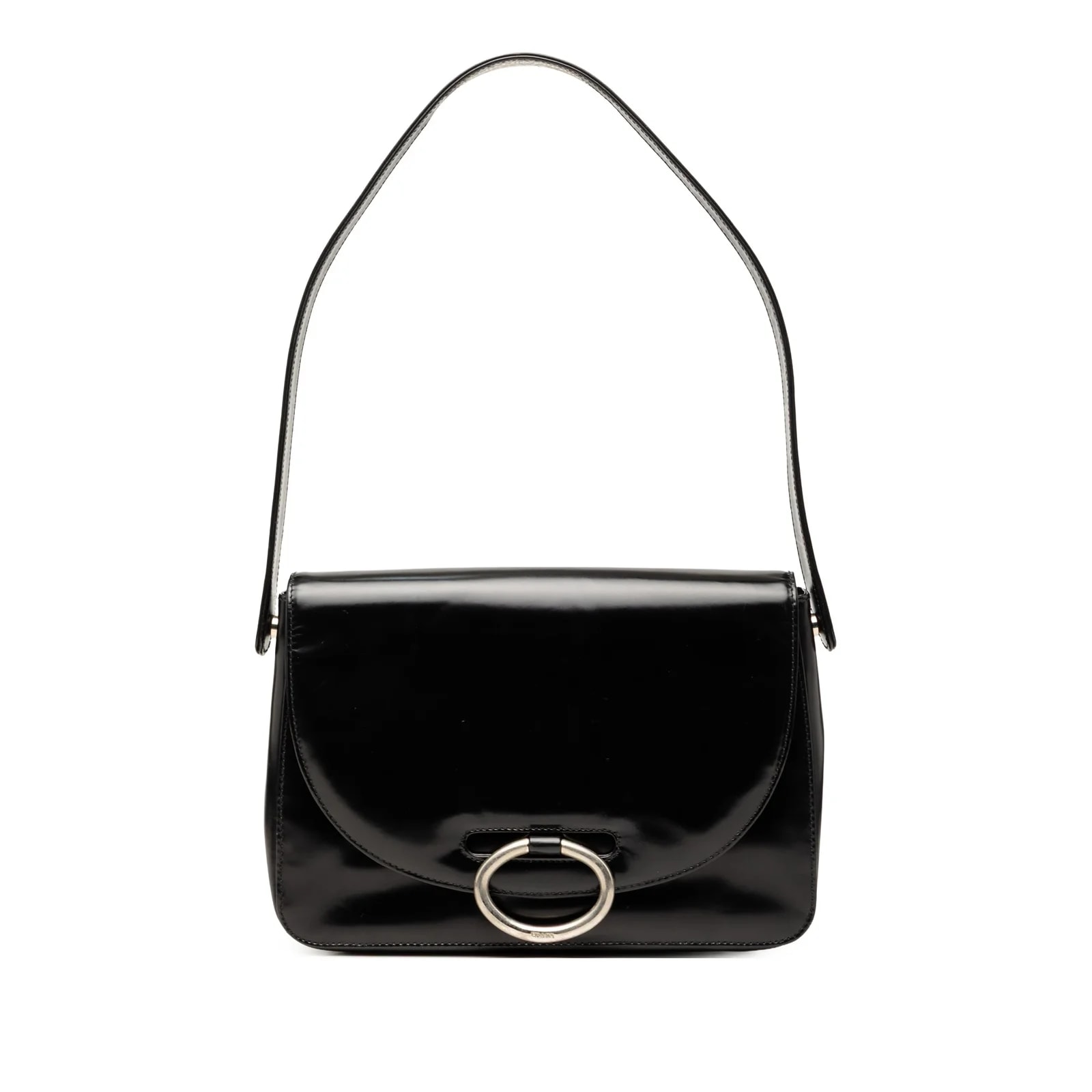 Prada — Spazzolato Flap — Handbag — resale